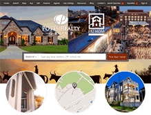 Tablet Screenshot of pottsrealtygrouphomes.com